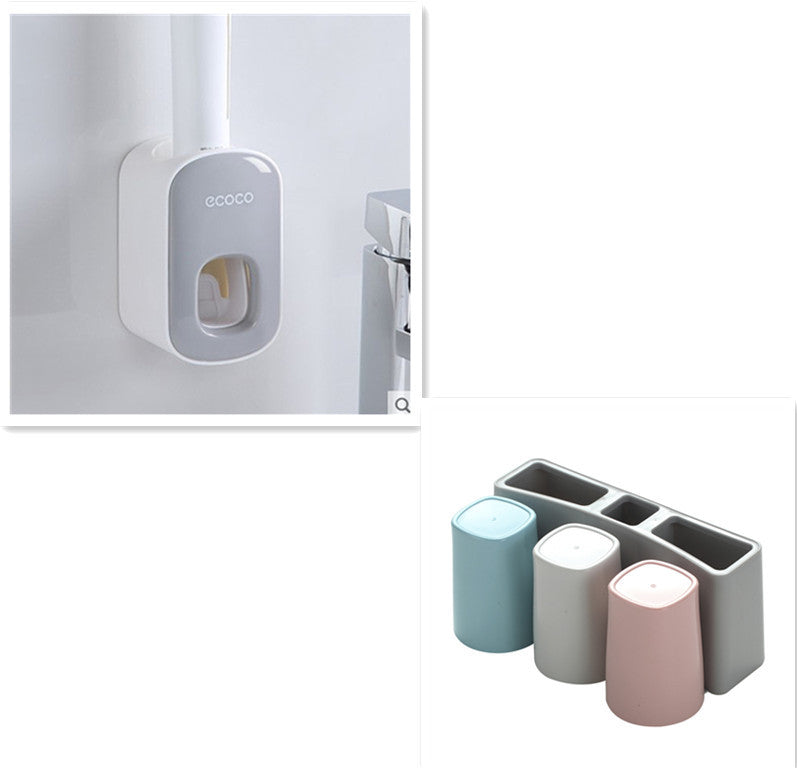 Dispensador Automático SmartBrush™ – Organização e Praticidade no Seu Banheiro!