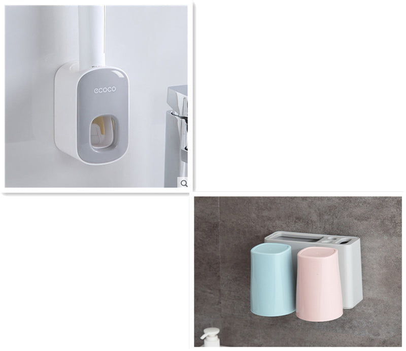 Dispensador Automático SmartBrush™ – Organização e Praticidade no Seu Banheiro!