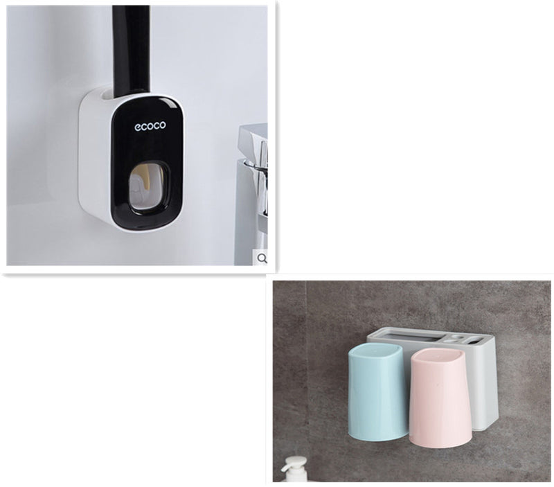 Dispensador Automático SmartBrush™ – Organização e Praticidade no Seu Banheiro!