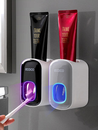 Dispensador Automático SmartBrush™ – Organização e Praticidade no Seu Banheiro!
